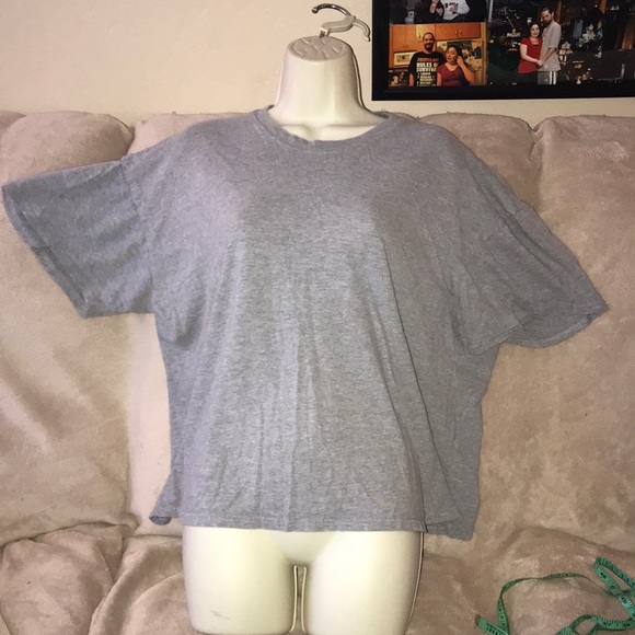 Boohoo XL light gray short sleeved shirt 💕 - Picture 1 of 3